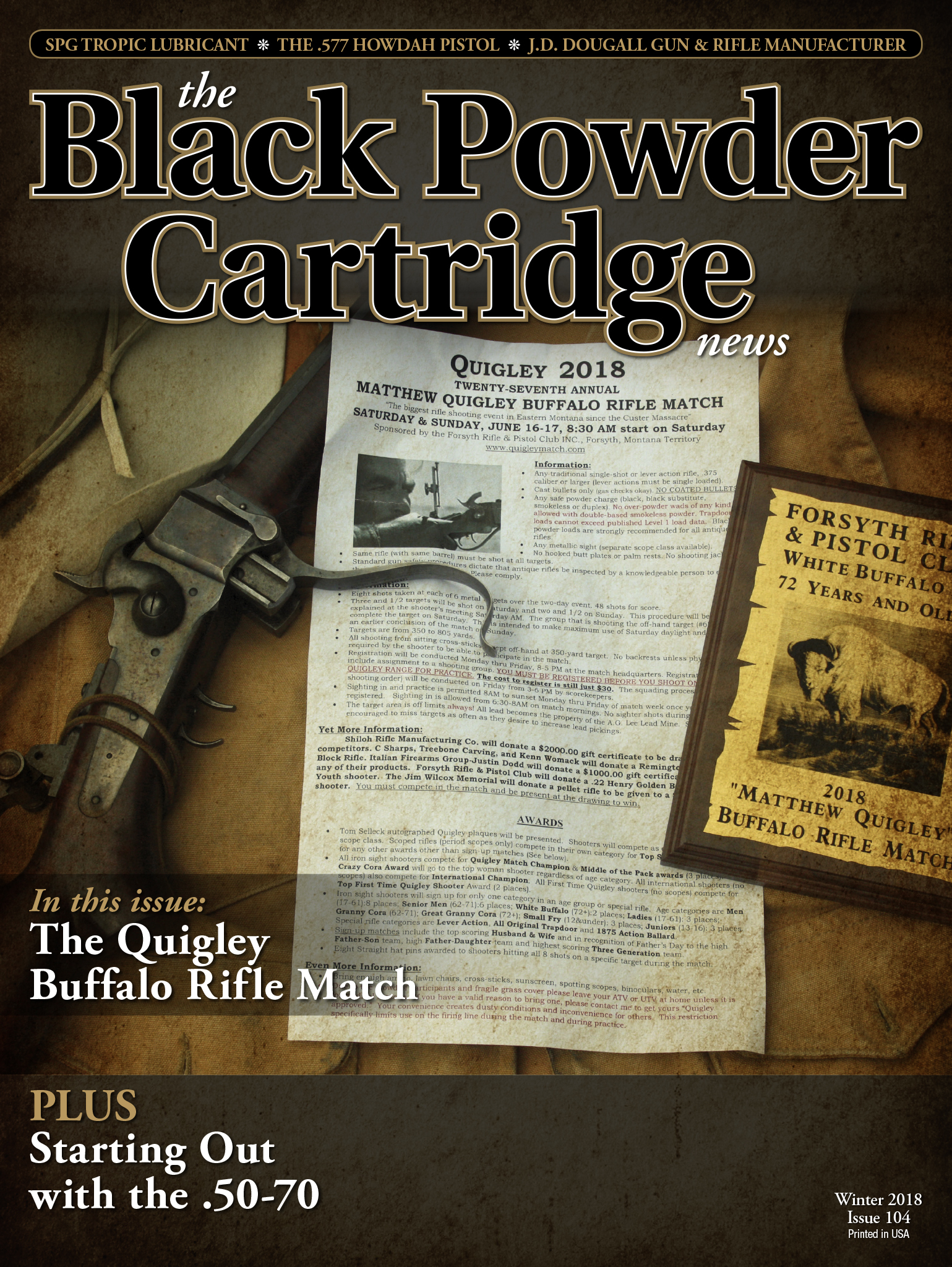 Black Powder Cartridge News Winter 2018