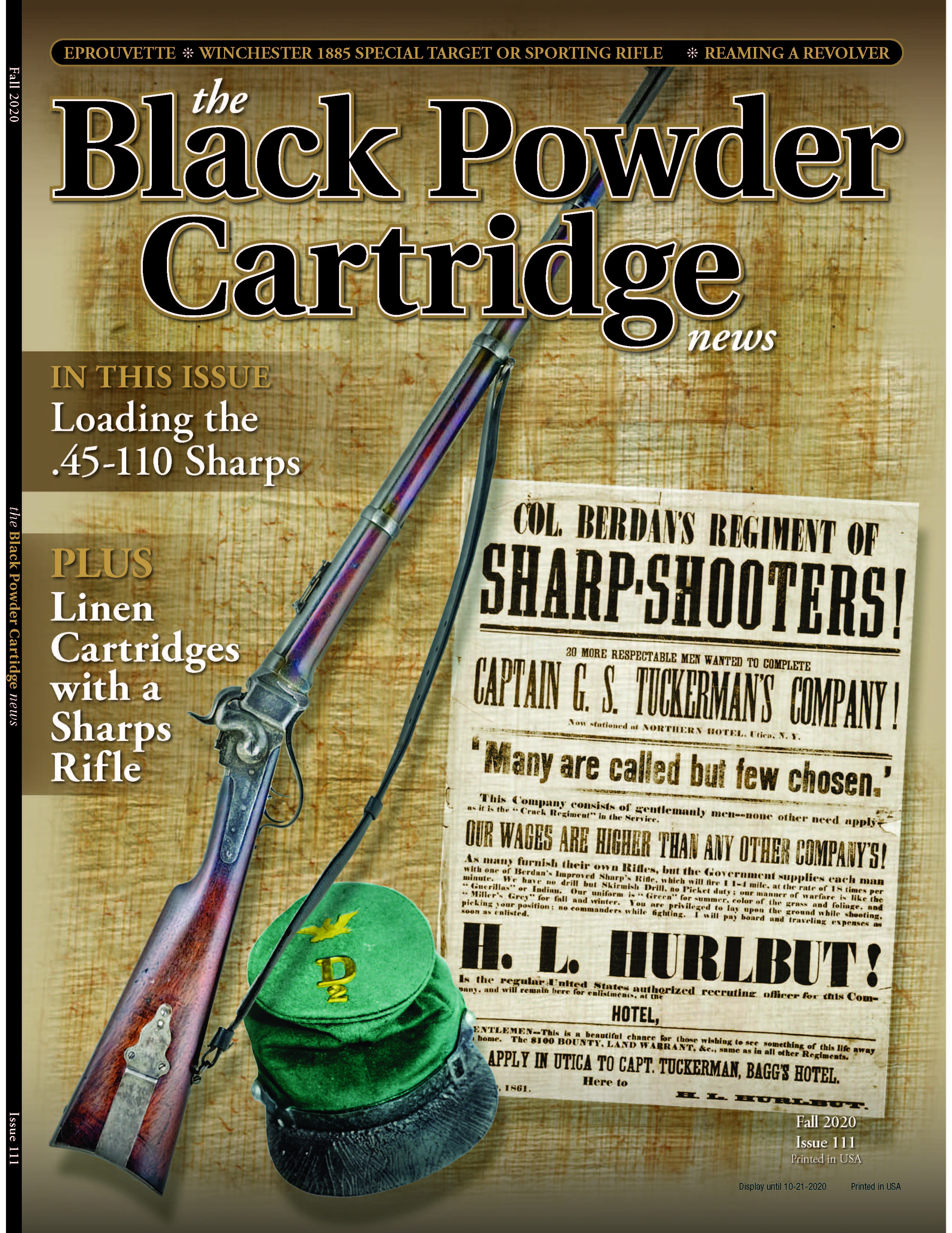 Black Powder Cartridge Fall 2020